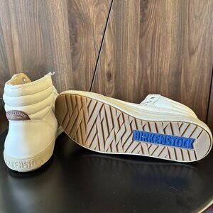 Birkenstock Women's Bartlett High-Top Trainer - White Leather